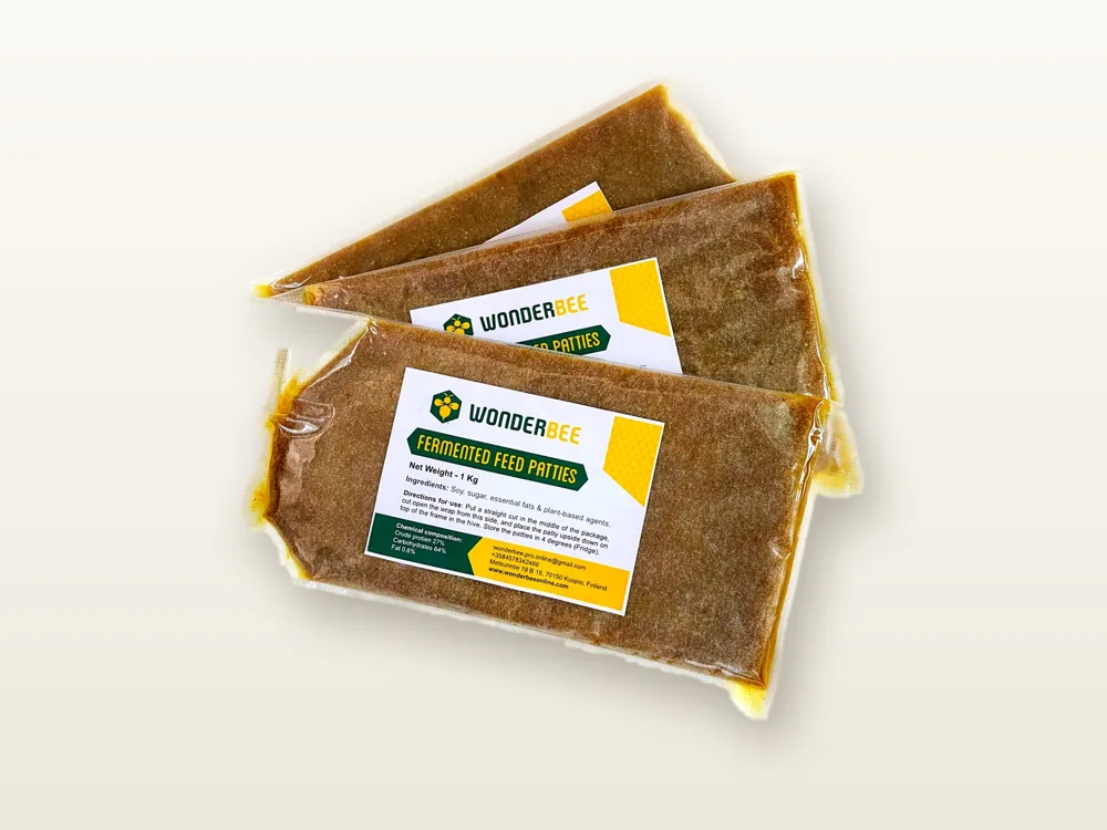 Three packs of WonderBee Fermented Feed Patties